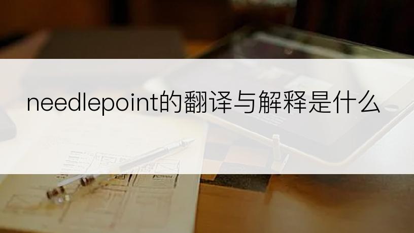 needlepoint的翻译与解释是什么