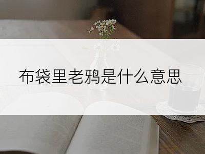 布袋里老鸦是什么意思