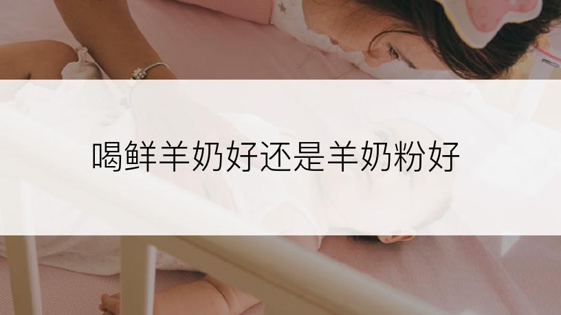 喝鲜羊奶好还是羊奶粉好