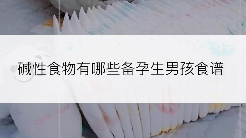 碱性食物有哪些备孕生男孩食谱