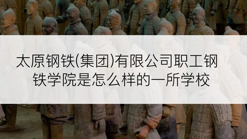 太原钢铁(集团)有限公司职工钢铁学院是怎么样的一所学校