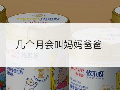 几个月会叫妈妈爸爸