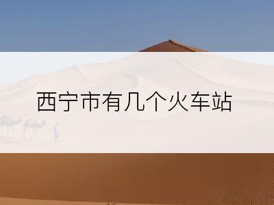 西宁市有几个火车站