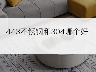 443不锈钢和304哪个好