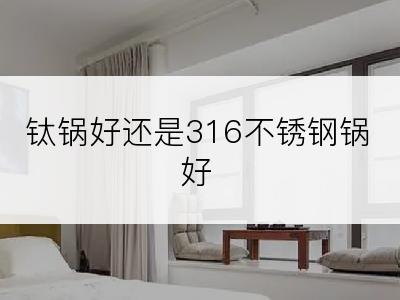 钛锅好还是316不锈钢锅好