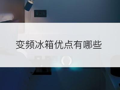 变频冰箱优点有哪些