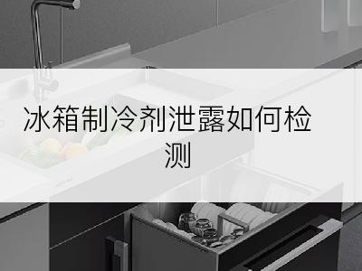 冰箱制冷剂泄露如何检测