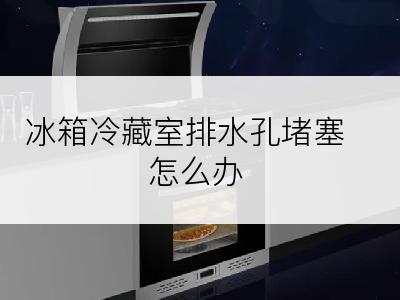 冰箱冷藏室排水孔堵塞怎么办