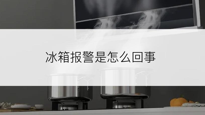 冰箱报警是怎么回事