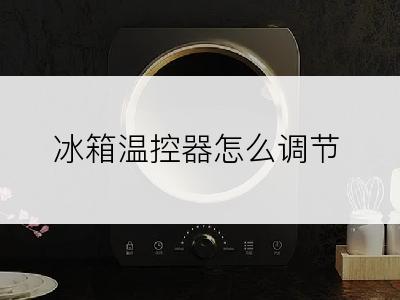 冰箱温控器怎么调节