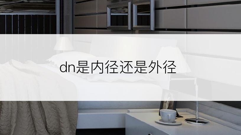 dn是内径还是外径