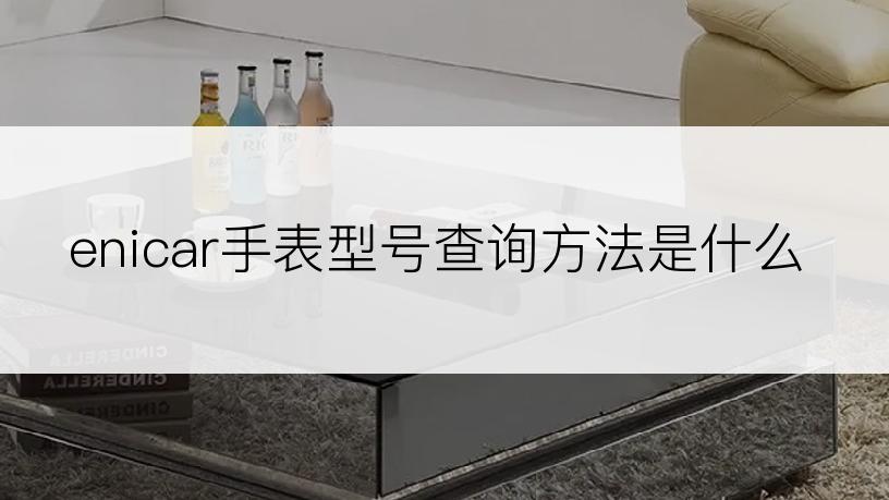 enicar手表型号查询方法是什么