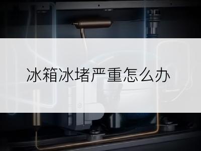 冰箱冰堵严重怎么办