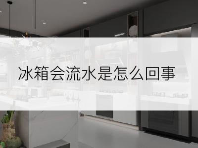 冰箱会流水是怎么回事