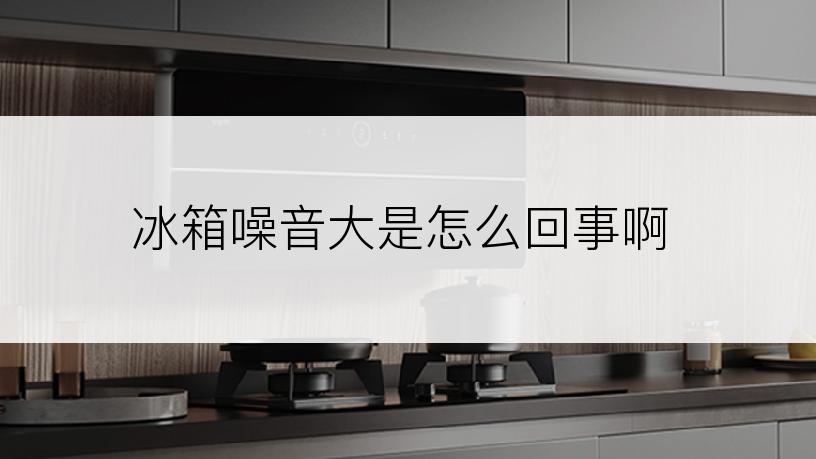 冰箱噪音大是怎么回事啊