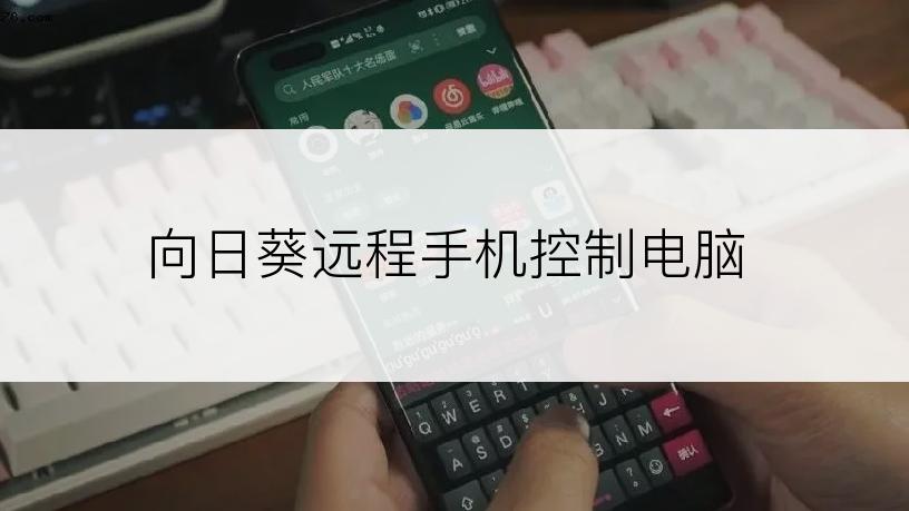 向日葵远程手机控制电脑