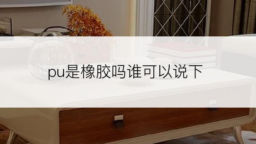 pu是橡胶吗谁可以说下