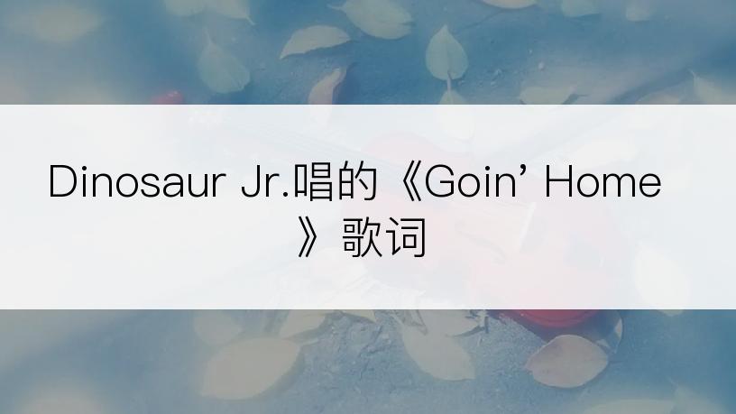 Dinosaur Jr.唱的《Goin' Home》歌词