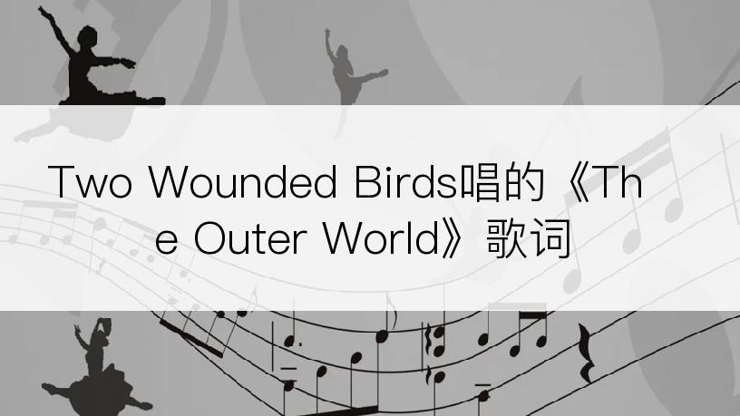 Two Wounded Birds唱的《The Outer World》歌词